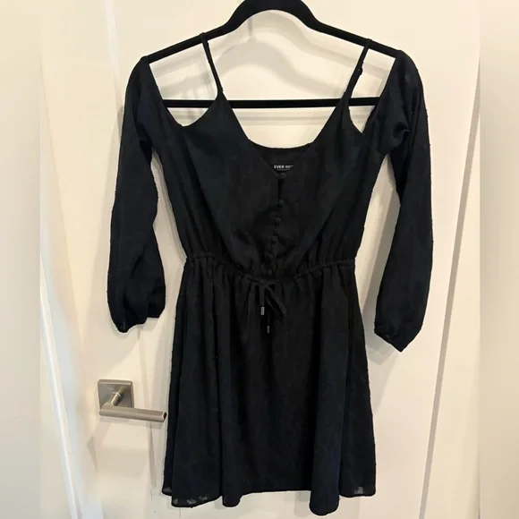 EVER NEW BLACK DRESS - Picture 2 of 5